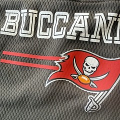 Tampa Bay Buccaneers Mesh Jersey Kids 4T Shirt Gray Grey Boys Youth Team Apparel