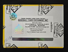 1989 Donruss Baseball Wax Box BBCE Wrapped/Sealed FASC