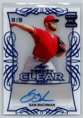 2021 Leaf Trinity Clear Auto Platinum /99 Sam Bachman #CA-SB3 Auto