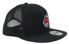 Cleveland Indians New Era Classic Trucker 950 9FIFTY Adult Snapback Hat Black