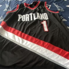 Anfernee Simons Trail Blazers #1 Signed Jersey PSA Authenticated