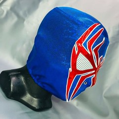 Toxic Spider Semi Professional Lucha Libre Wrestling Luchador Costume Mask Blue