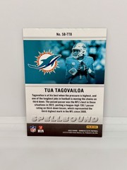 TUA TAGOVAILOA 2023 Donruss Elite Spellbound Purple /10 Dolphins #SB-TT8