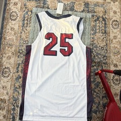Nike USA Basketball Jersey #25 White Red Navy Medium Olympic Team