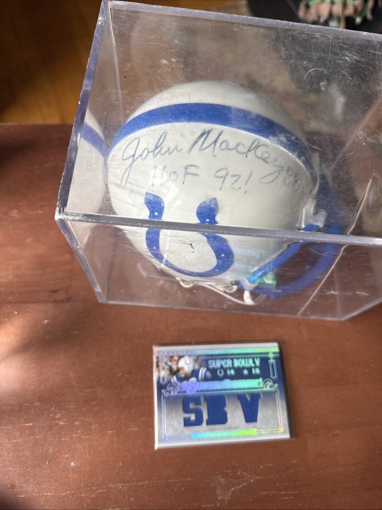 John Mackey Mini Helmet: Playoff Jersey Super Bowl V (12/49)