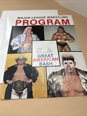 NWA WCW 1988 Great American Bash Live Event Arena Magazine Program – Flair Dusty