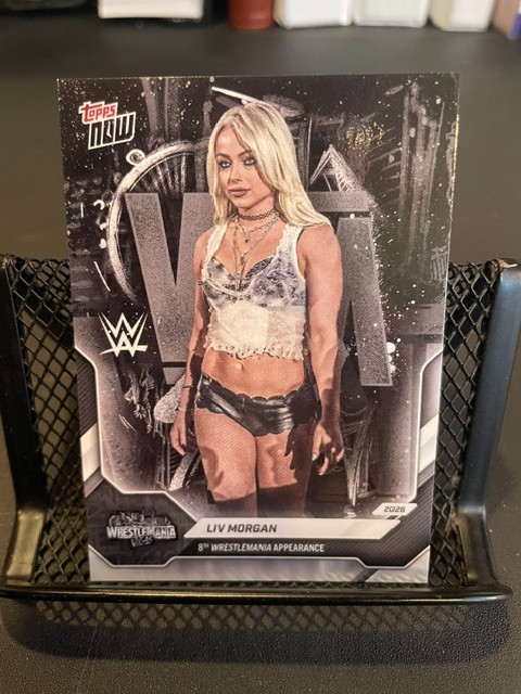 LIV MORGAN 2026 Topps Now WWE Wrestlemania Las Vegas #9