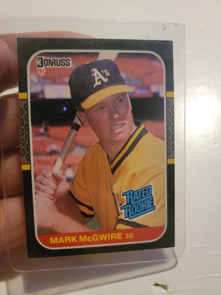 87 Donruss Rated Rookie Mark McGwire #46 Oakland Athletics MLB Baseball
