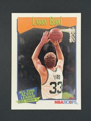 1991-92 NBA Hoops All Time Stat Leader Larry Bird #532 Boston Celtics
