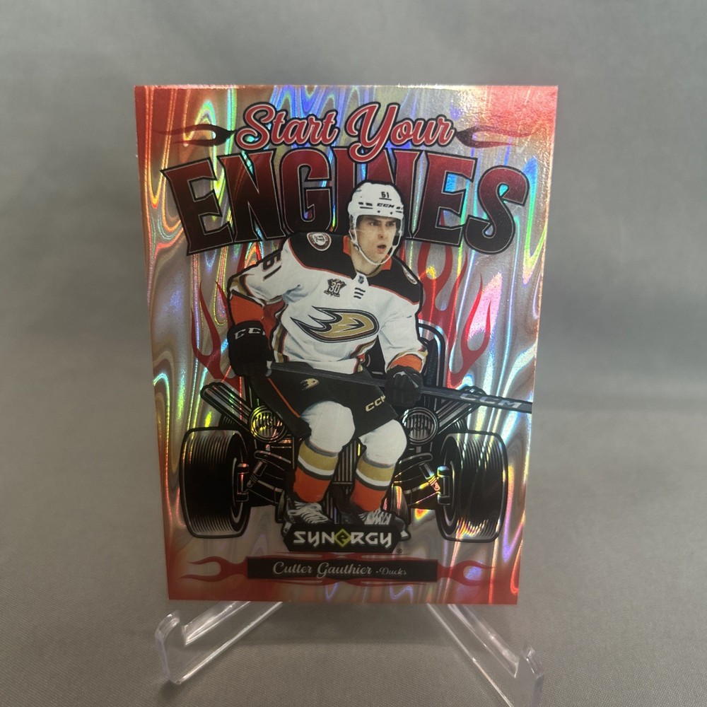 2024-25 Upper Deck Synergy – Start Your Engines Cutter Gauthier #SYE-18 (RC)