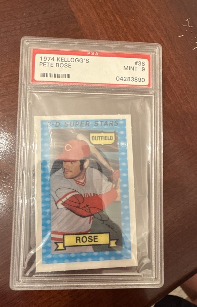 1974 Kellogg&rsquo;s 3-D Super Stars – Pete Rose #38