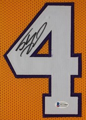 Shaquille O&rsquo;Neal Autographed & Framed Yellow Lakers Jersey Auto Beckett COA