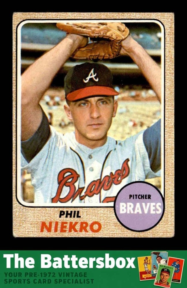 1968 Topps #257 Phil Niekro G/VG X3789129