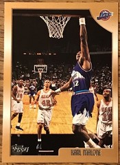Karl Malone 1998-99 Topps Basketball Card #145 Utah Jazz NBA HOF Free Shipping