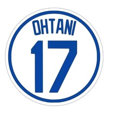 2024 MLB Shohei Ohtani LA Baseball Custom Made Vinyl Decal Sticker 2×2 Inches