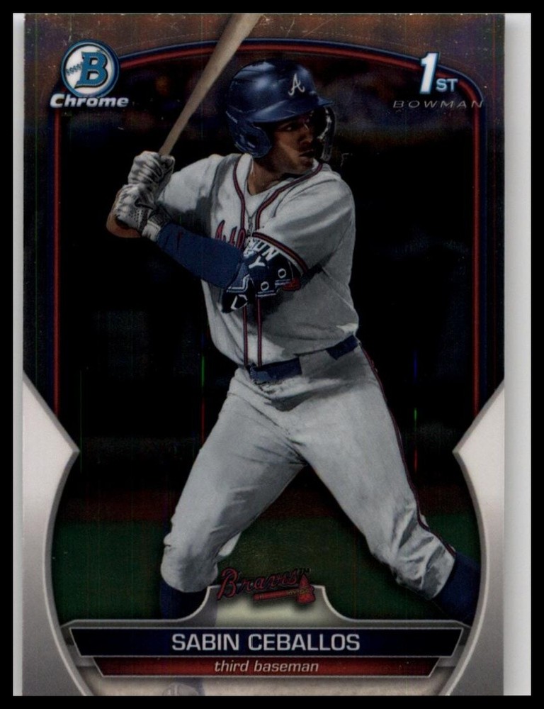 2023 Bowman Draft #BDC-110 Sabin Ceballos Chrome