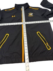 Under Armour Mizzou Tigers Jacket Men&rsquo;s L Black Gold Storm1 Full Zip NCAA YGI U6