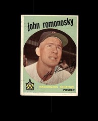 1959 Topps 267 John Romonosky RC White Back VG #D1,516967