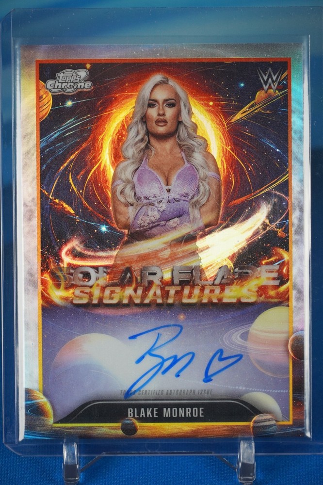 2026 Topps Cosmic Chrome WWE – Solar Flare Signatures Blake Monroe #SFS-BMO