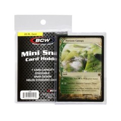 10 BCW Mini Snap Standard Sized Card Holders