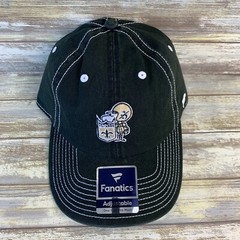 New Orleans Saints Hat Mens Black Fanatics Branded Sport Resort Strapback Cap