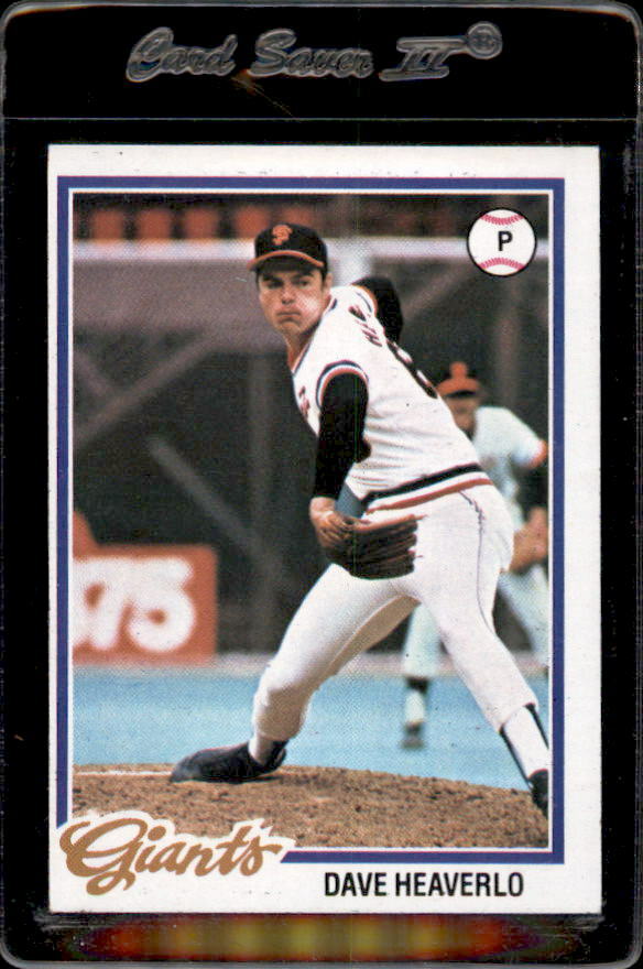 1978 Topps #338 Dave Heaverlo San Francisco Giants – Nice Card