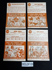 1963 Topps Football Cards 1-170 (P-NM) – You Pick – Complete Your Set