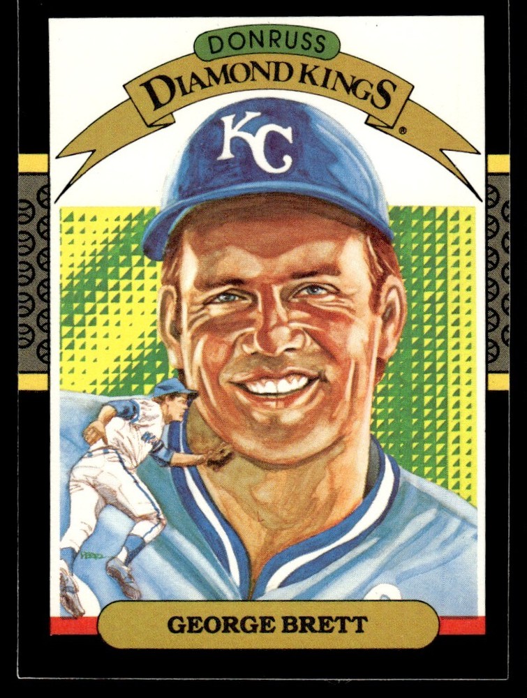 1987 Donruss Diamond Kings George Brett #15