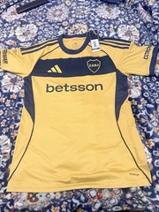 Boca Juniors Adidas 2025-26 Med. Stadium Away Soccer Futbol Football Jersey NWT