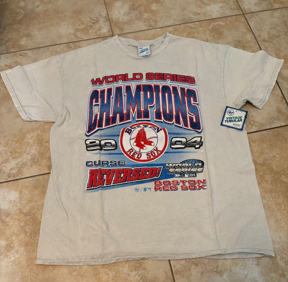 47 brand men&rsquo;s BOSTON RED SOX, t-shirt, MEDIUM, white, New w/tags