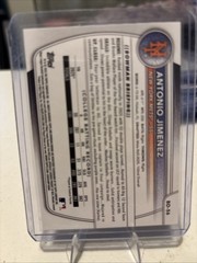 2025 Bowman Draft – Antonio Jimenez #BD-56 Blue /150 (RC)