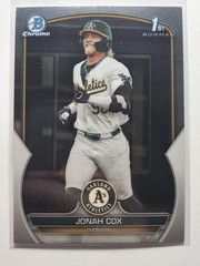 2023 Bowman Chrome 1st Jonah Cox BDC-135 A&rsquo;s
