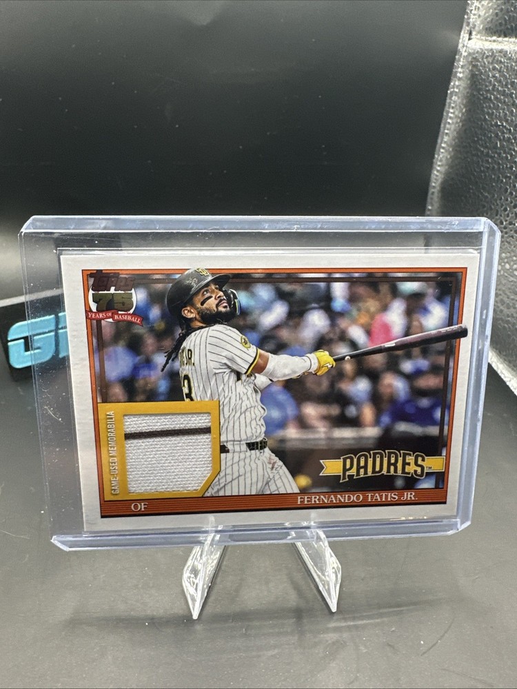 2026 Topps Series 1 FERNANDO TATIS Jr 1991 Jersey Relic Pinstripe 91R-FTJ