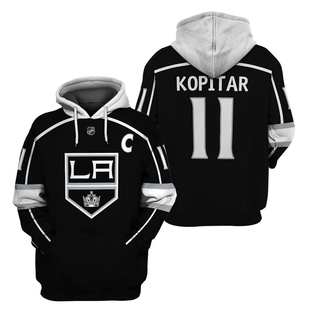 LOS ANGELES KINGS Anze Kopitar 11 Hoodie, Black Christmas Gift For Hockey Lover