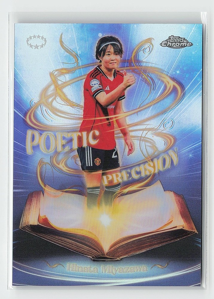 2025-26 Topps Chrome UEFA Women&rsquo;s #P-5 Hinata Miyazawa Poetic Precision