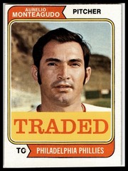 1974 Topps #139T Aurelio Monteagudo Traded
