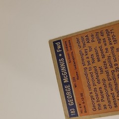 1972-73 Topps – #183 George McGinnis (RC) Vintage Basketball Card