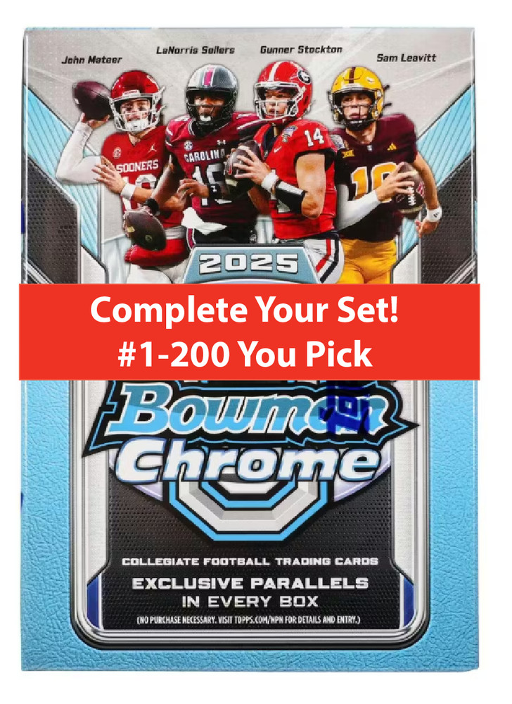 2025 Bowman U University Chrome #1-200 – Complete Your Set – You Pick