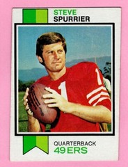 1973 Topps # 481 Steve Spurrier — 49ers — Box 726-447
