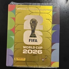Panini FIFA World Cup 2026 Premium Gold Hardcover Album. LATAM EXCLUSIVE