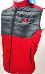 Miami Miami University Redhawks Columbia Omni-Wick Full Zip Vest jacket Mens M
