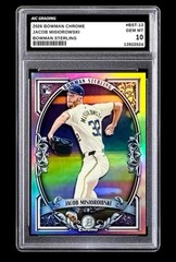2026 Jacob Misiorowski Bowman Chrome Sterling Rookie Card #BST-13 Mint Graded 10