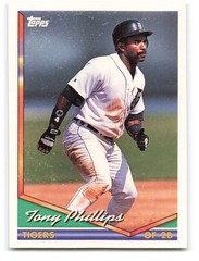 1994 Topps #48 Tony Phillips EX Excellent Tigers