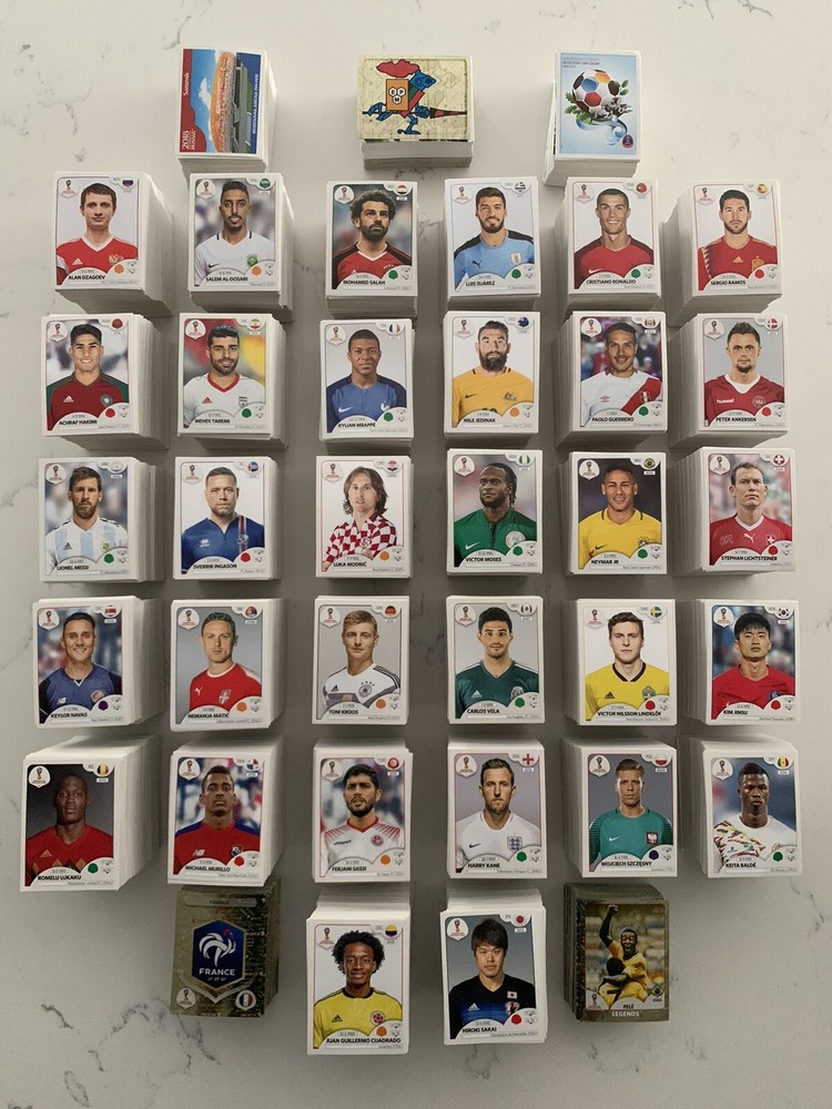 Panini FIFA World Cup RUSSIA 2018 – REGULAR STICKER CARDS #270 to #471