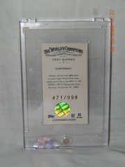 ETopps 2007 Allen & Ginter&rsquo;s SB set #5 Troy Aikman, Dallas Cowboys #8