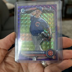 DOMINICK REID 2025 BOWMAN CHROME DRAFT 1ST PURPLE GEOMETRIC /250 Q4450