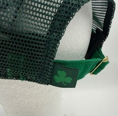 Phillies St. Patrick&rsquo;s Day Green Hat 9Twenty Adjustable Strap Mesh Backing MLB