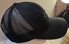 Columbia PFG Men&rsquo;s Fitted Hat Blackout Version With Embroidered Logo Fishing