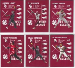 2026 Onit Athlete Oklahoma OU Sooners Softball base & inserts pick your cards