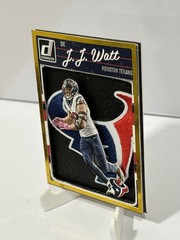 JJ Watt Custom novelty art Handmade Houston Texans Patch CARD